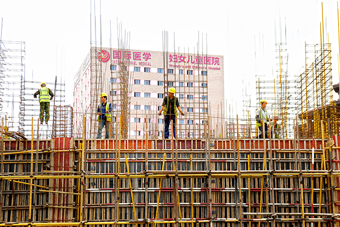 丹鹤绿洲二期工程建设火热推进